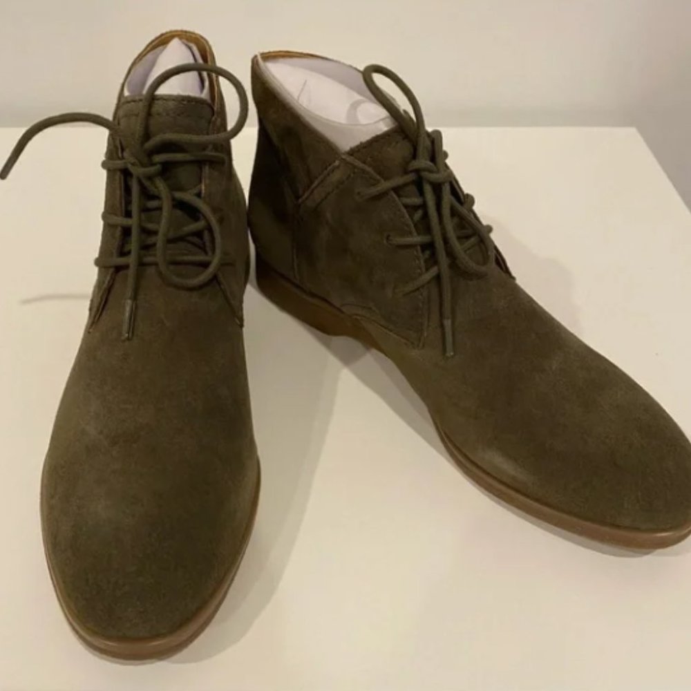 [FRANCO SARTO] Percy Green Suede Ankle Boot 7.5M